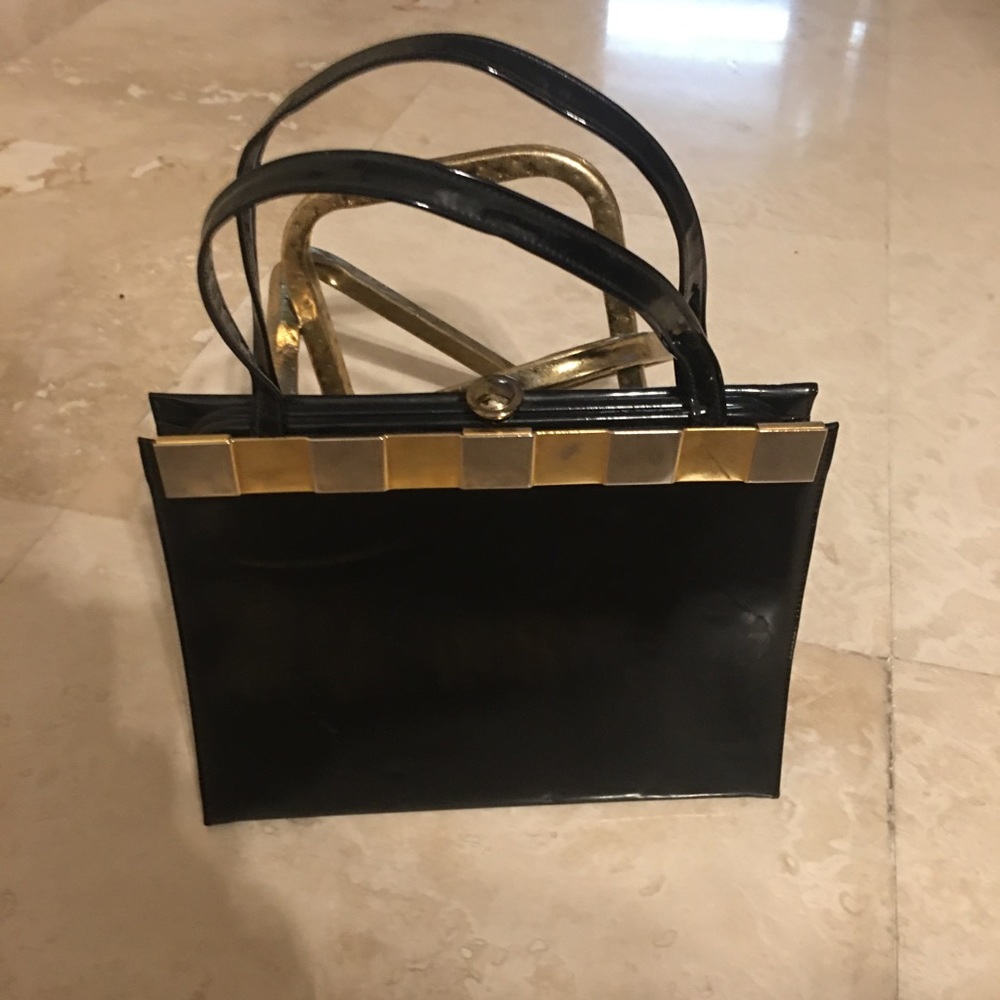 Beautiful Vintage Lewis Patent Leather Bag